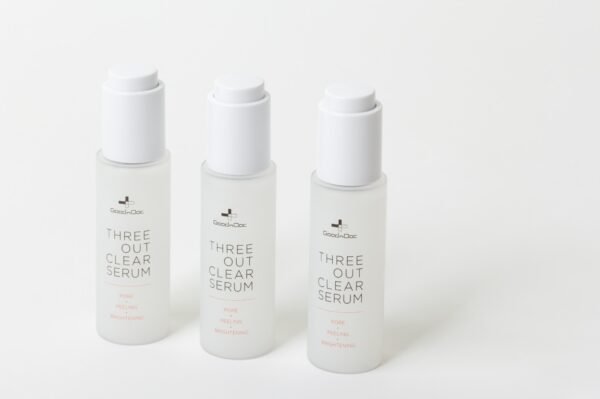 Three out clear serum